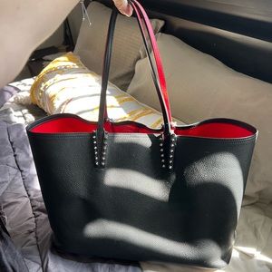 **AUTHENTIC** Christian Louboutin Cabata Calfskin Leather Tote